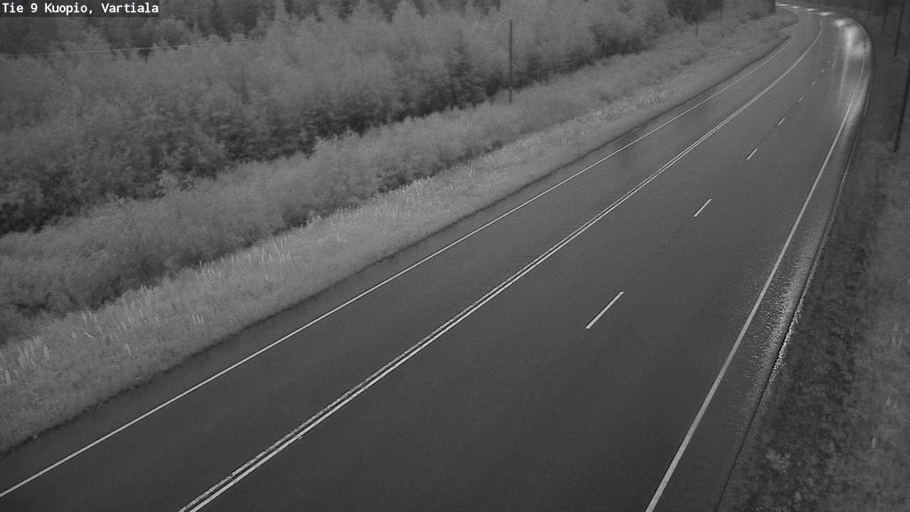 Weather Camera Image Road 9 Kuopio, Vartiala, Kuopio, Pohjois-Savo