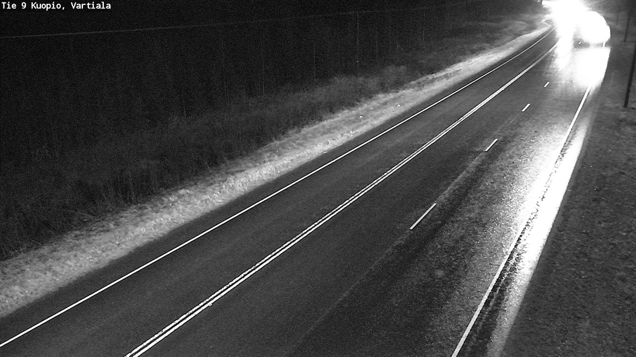 Weather Camera Image Road 9 Kuopio, Vartiala, Kuopio, Pohjois-Savo