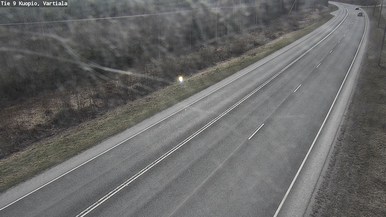 Weather Camera Image Väg 9 Kuopio, Vartiala, Kuopio, Pohjois-Savo