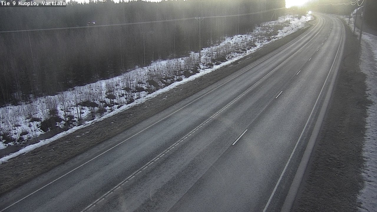 Kelikamerat Kuva Tie 9 Kuopio, Vartiala, Kuopio, Pohjois-Savo