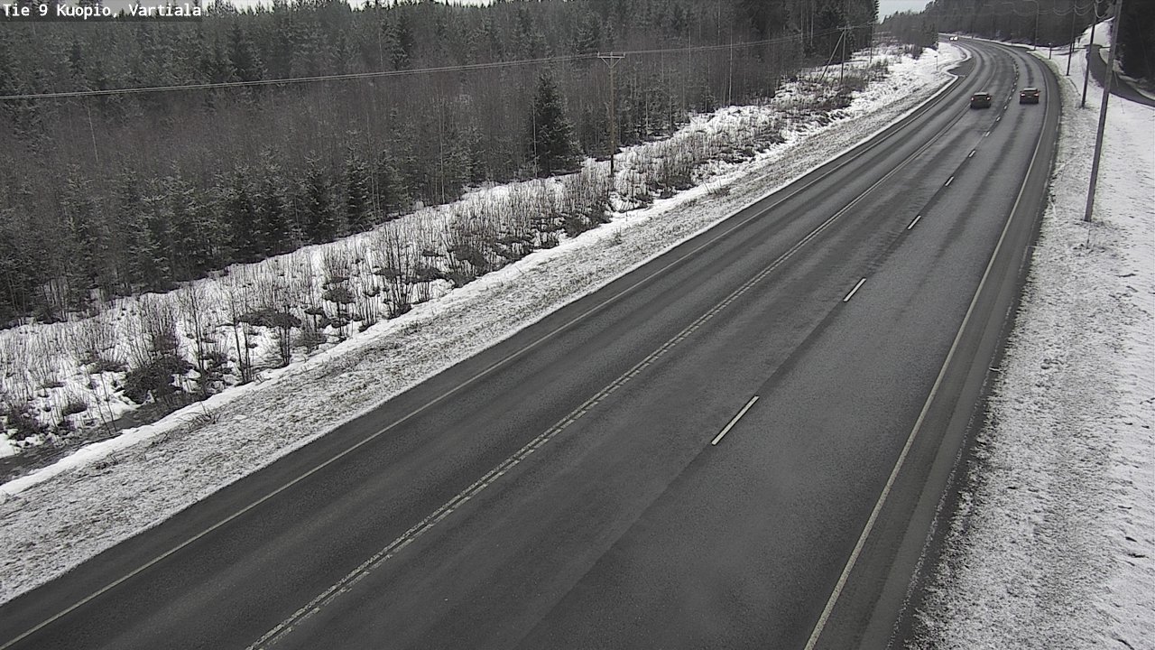 Kelikamerat Kuva Tie 9 Kuopio, Vartiala, Kuopio, Pohjois-Savo