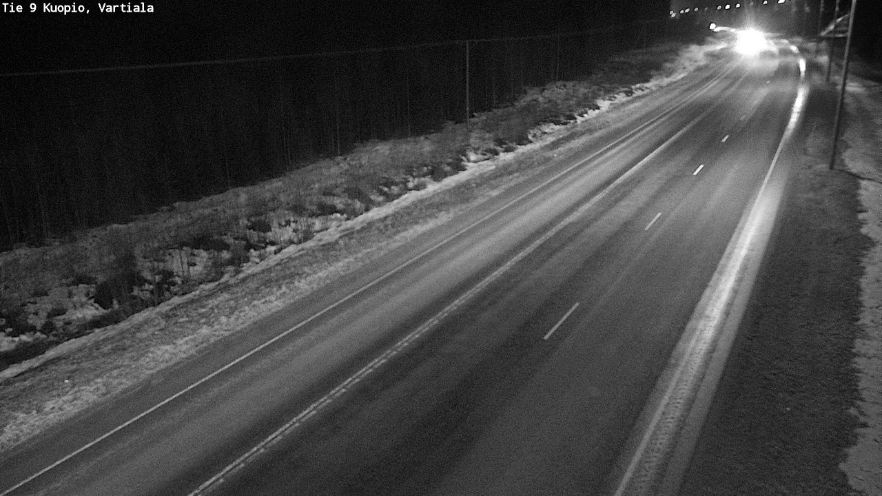 Weather Camera Image Väg 9 Kuopio, Vartiala, Kuopio, Pohjois-Savo