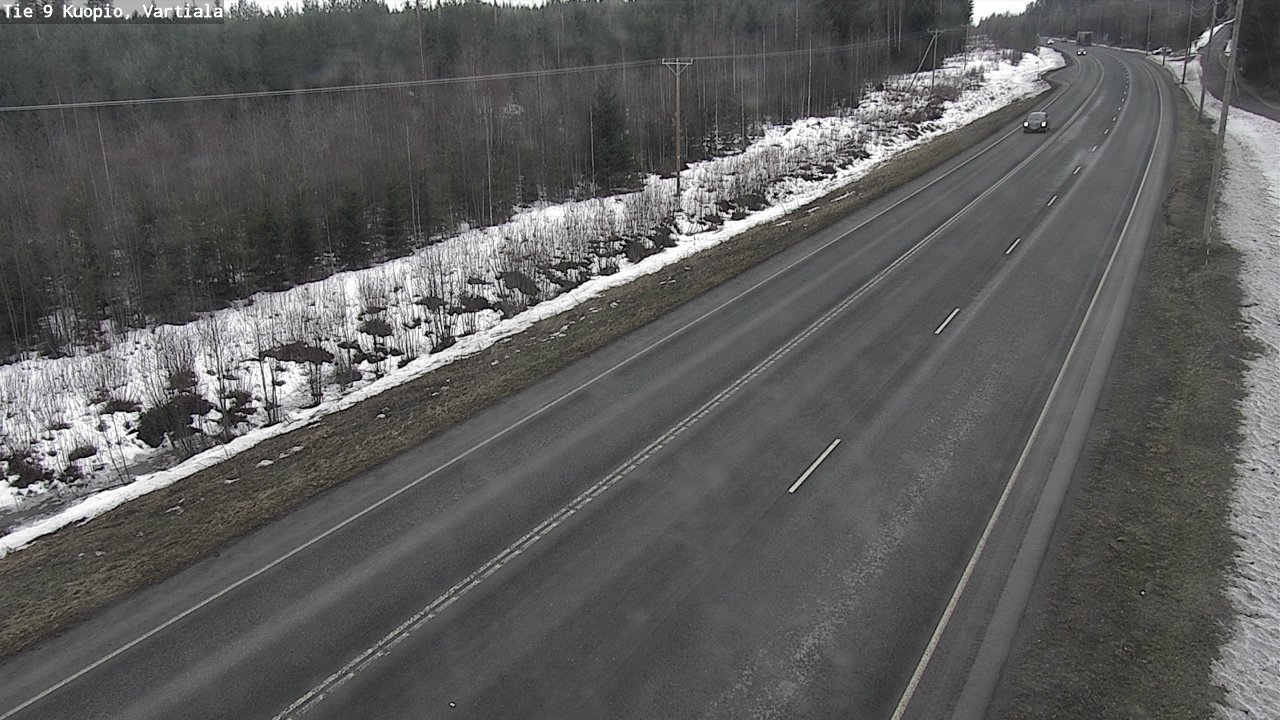 Kelikamerat Kuva Tie 9 Kuopio, Vartiala, Kuopio, Pohjois-Savo