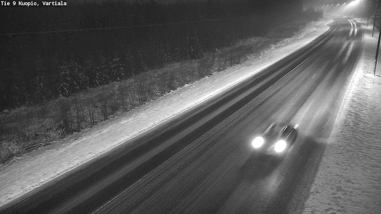 Weather Camera Image Road 9 Kuopio, Vartiala, Kuopio, Pohjois-Savo