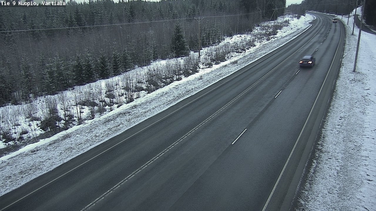Kelikamerat Kuva Tie 9 Kuopio, Vartiala, Kuopio, Pohjois-Savo