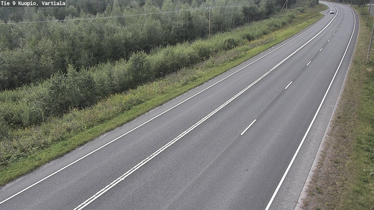 Kelikamerat Kuva Tie 9 Kuopio, Vartiala, Kuopio, Pohjois-Savo