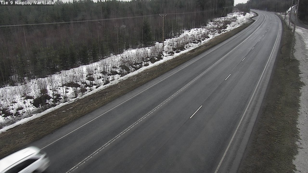 Weather Camera Image Road 9 Kuopio, Vartiala, Kuopio, Pohjois-Savo