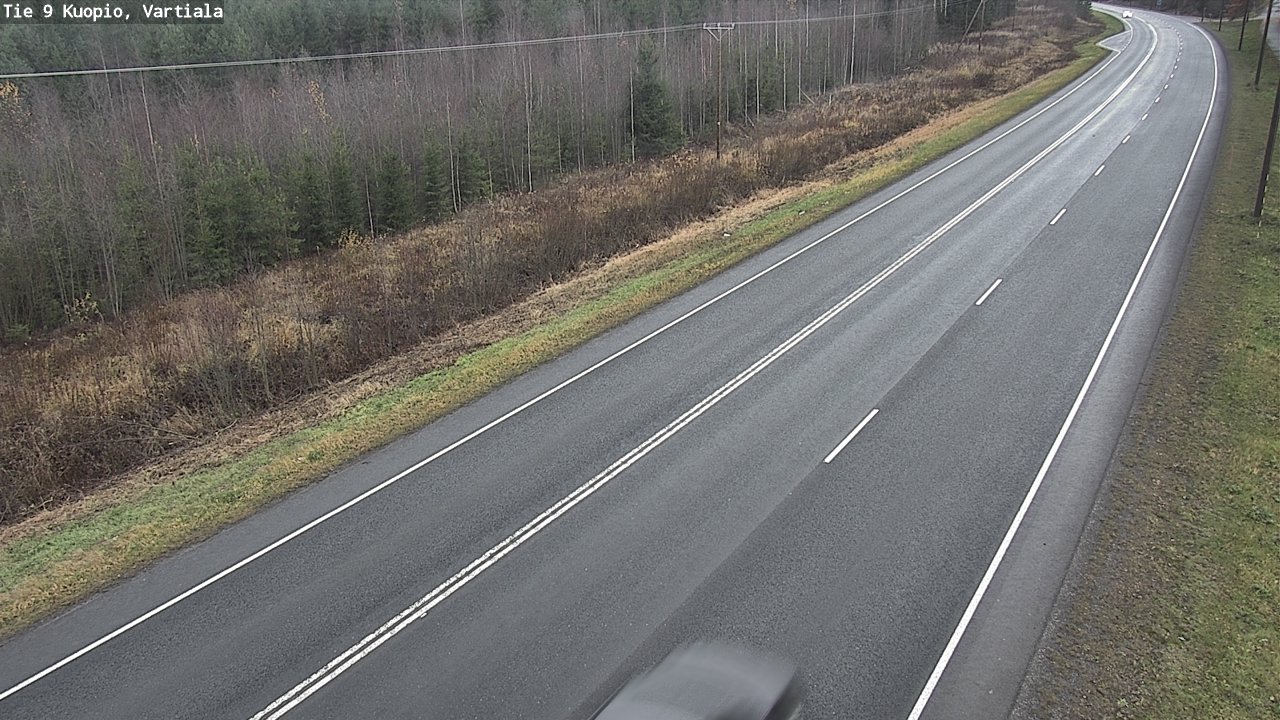 Weather Camera Image Väg 9 Kuopio, Vartiala, Kuopio, Pohjois-Savo
