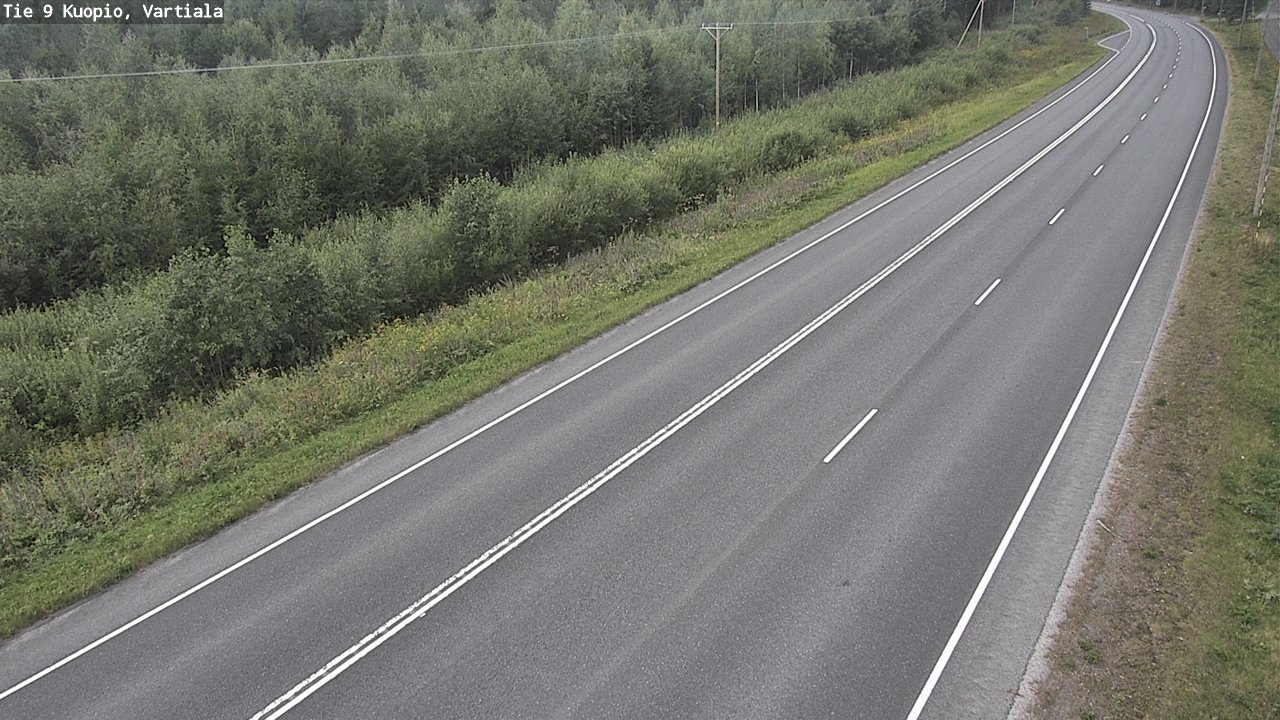 Kelikamerat Kuva Tie 9 Kuopio, Vartiala, Kuopio, Pohjois-Savo