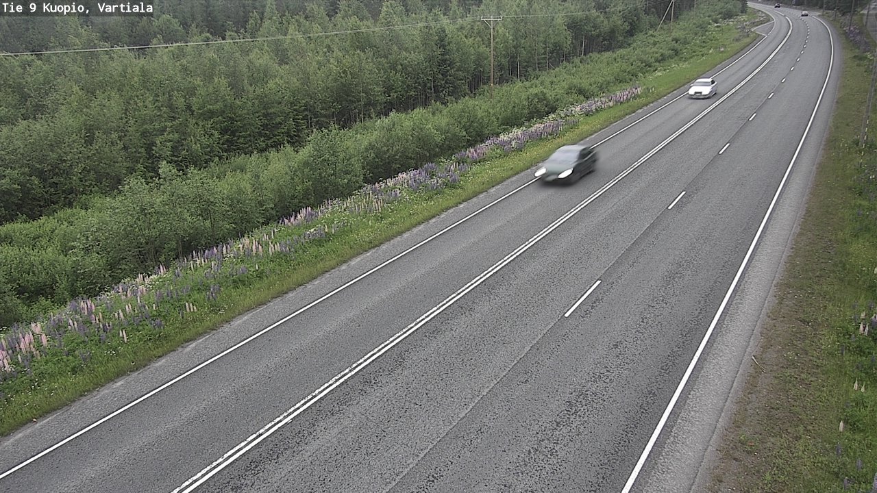 Weather Camera Image Road 9 Kuopio, Vartiala, Kuopio, Pohjois-Savo
