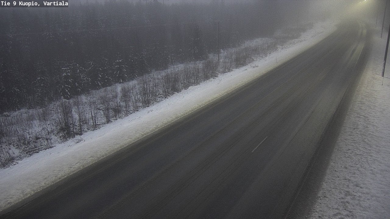 Weather Camera Image Road 9 Kuopio, Vartiala, Kuopio, Pohjois-Savo