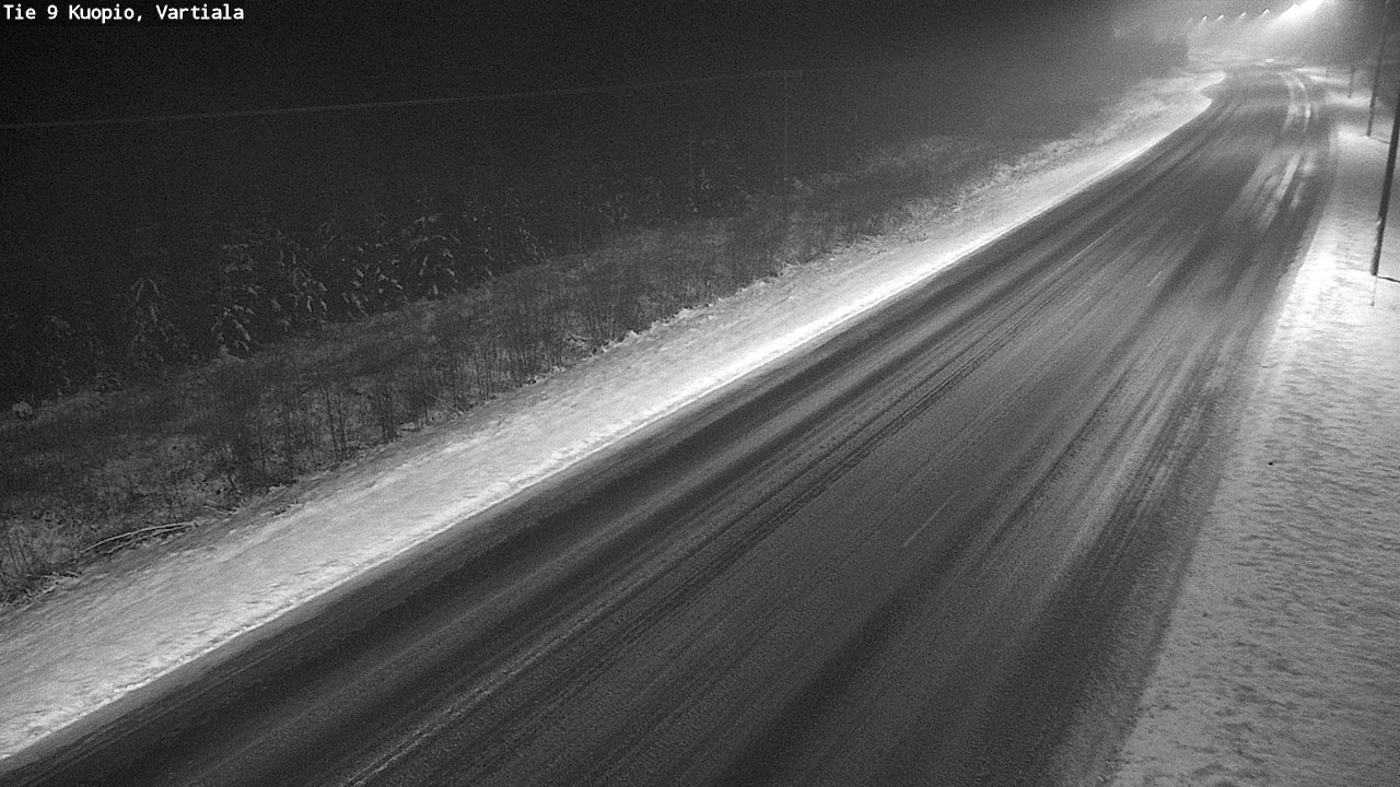 Weather Camera Image Road 9 Kuopio, Vartiala, Kuopio, Pohjois-Savo