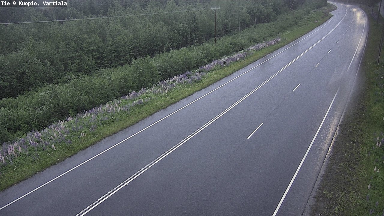 Weather Camera Image Road 9 Kuopio, Vartiala, Kuopio, Pohjois-Savo