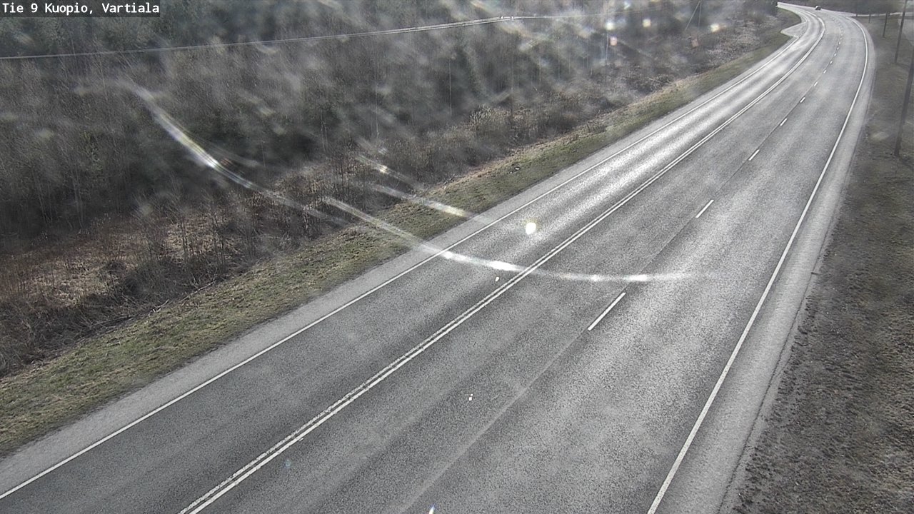 Weather Camera Image Väg 9 Kuopio, Vartiala, Kuopio, Pohjois-Savo