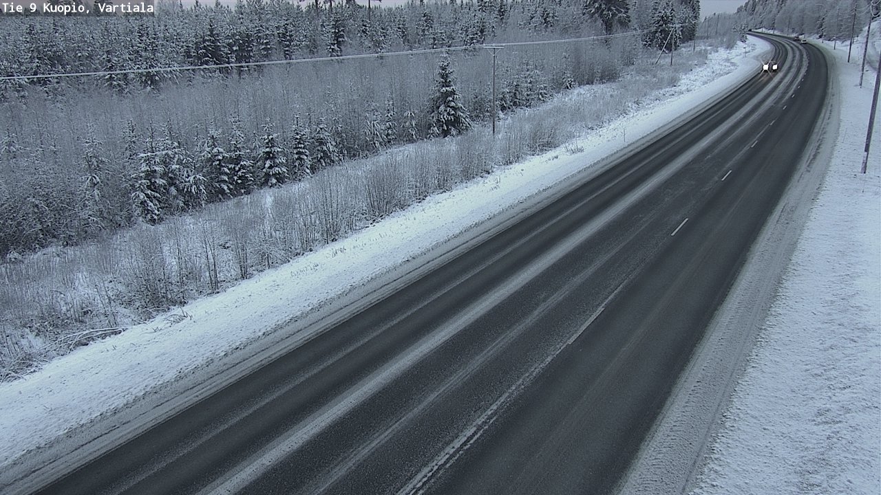 Kelikamerat Kuva Tie 9 Kuopio, Vartiala, Kuopio, Pohjois-Savo