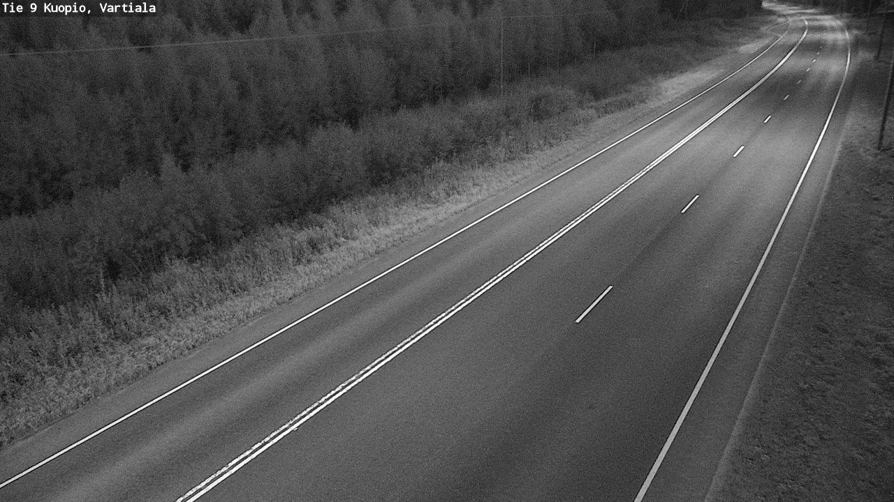 Weather Camera Image Väg 9 Kuopio, Vartiala, Kuopio, Pohjois-Savo