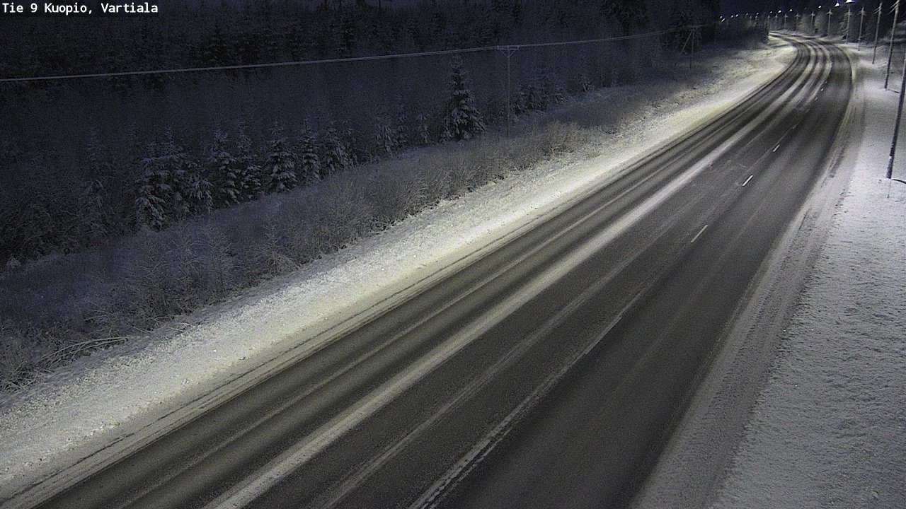 Kelikamerat Kuva Tie 9 Kuopio, Vartiala, Kuopio, Pohjois-Savo