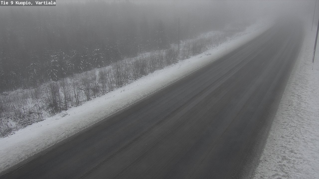 Weather Camera Image Road 9 Kuopio, Vartiala, Kuopio, Pohjois-Savo