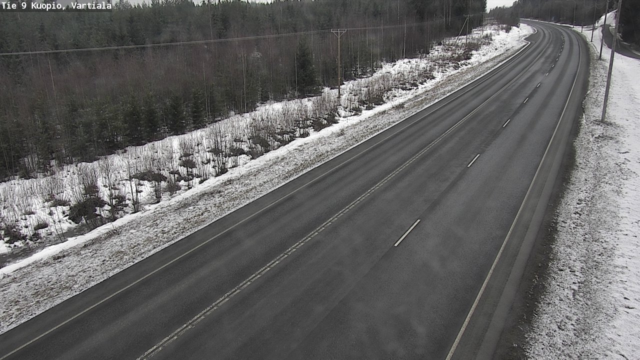 Kelikamerat Kuva Tie 9 Kuopio, Vartiala, Kuopio, Pohjois-Savo