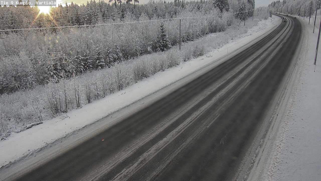 Kelikamerat Kuva Tie 9 Kuopio, Vartiala, Kuopio, Pohjois-Savo