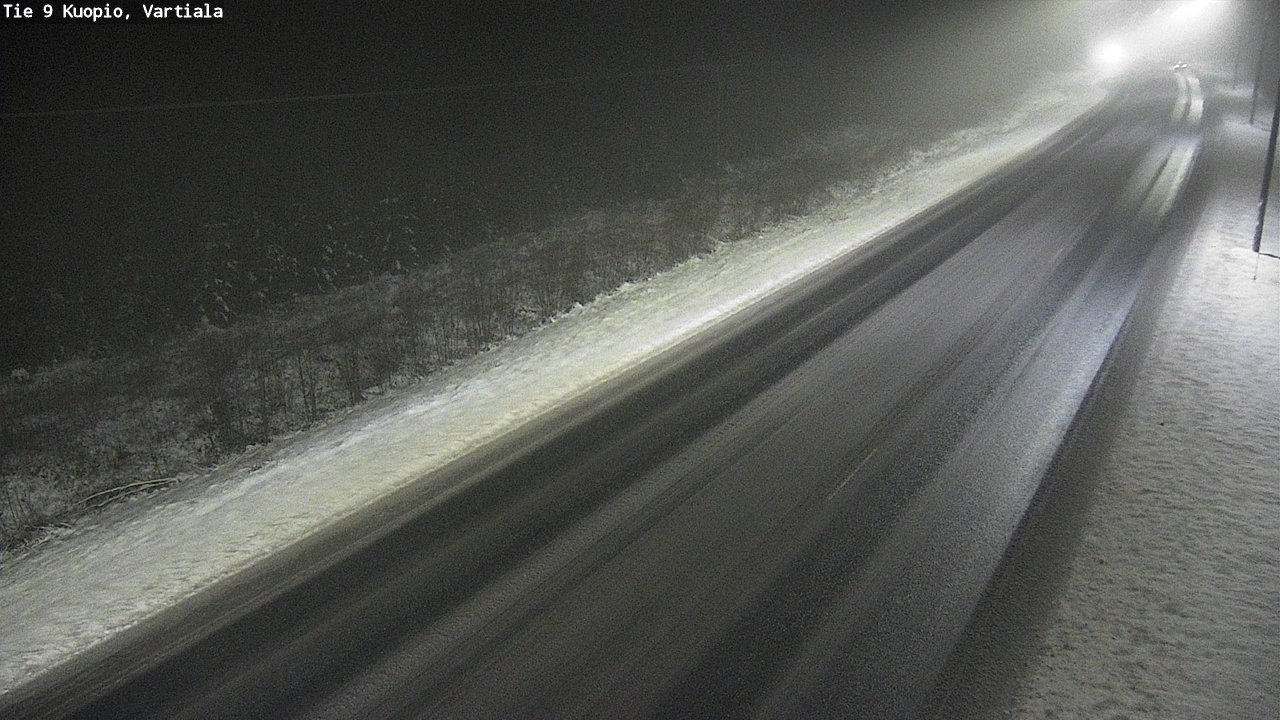 Weather Camera Image Road 9 Kuopio, Vartiala, Kuopio, Pohjois-Savo