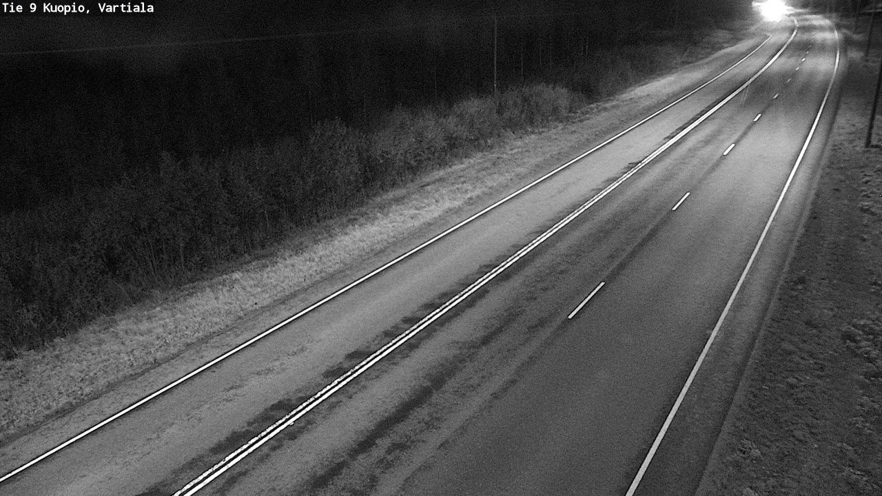 Weather Camera Image Road 9 Kuopio, Vartiala, Kuopio, Pohjois-Savo