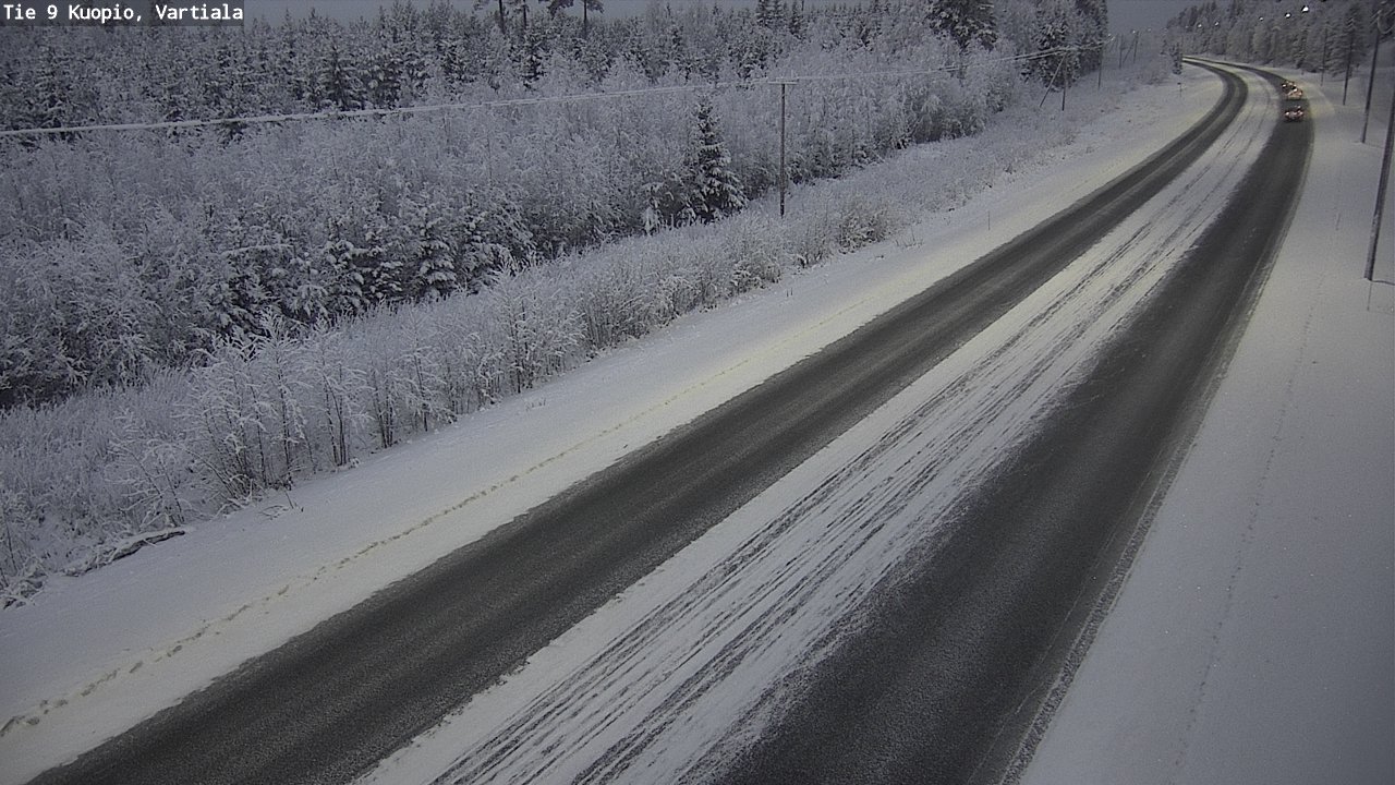 Kelikamerat Kuva Tie 9 Kuopio, Vartiala, Kuopio, Pohjois-Savo