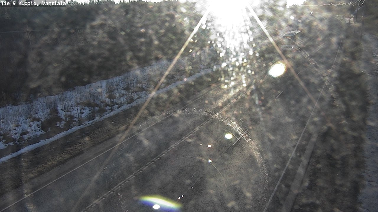 Kelikamerat Kuva Tie 9 Kuopio, Vartiala, Kuopio, Pohjois-Savo