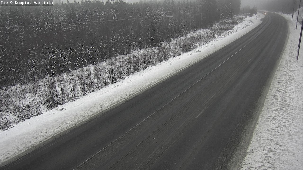 Weather Camera Image Road 9 Kuopio, Vartiala, Kuopio, Pohjois-Savo