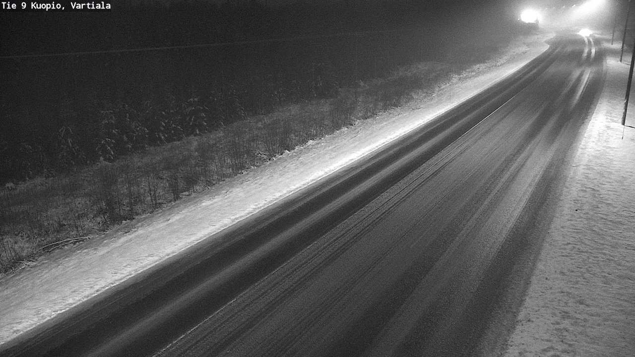 Weather Camera Image Road 9 Kuopio, Vartiala, Kuopio, Pohjois-Savo