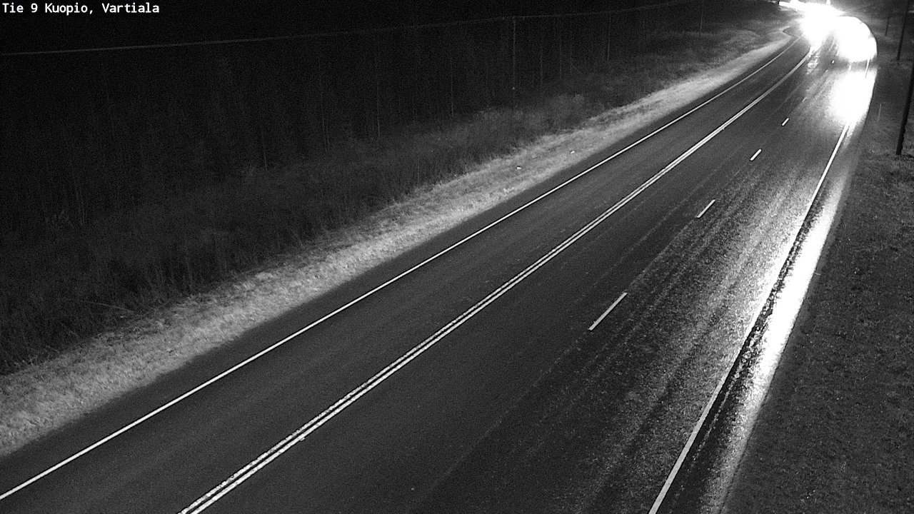 Weather Camera Image Väg 9 Kuopio, Vartiala, Kuopio, Pohjois-Savo