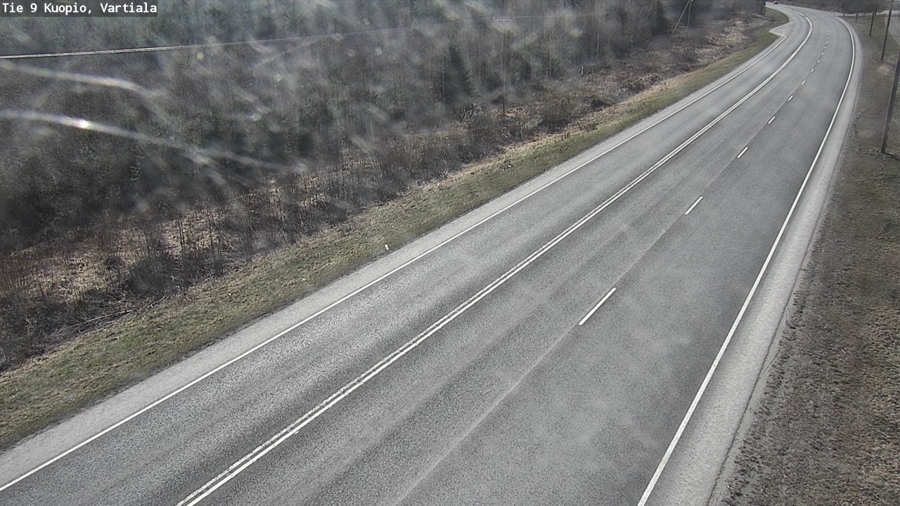 Weather Camera Image Väg 9 Kuopio, Vartiala, Kuopio, Pohjois-Savo
