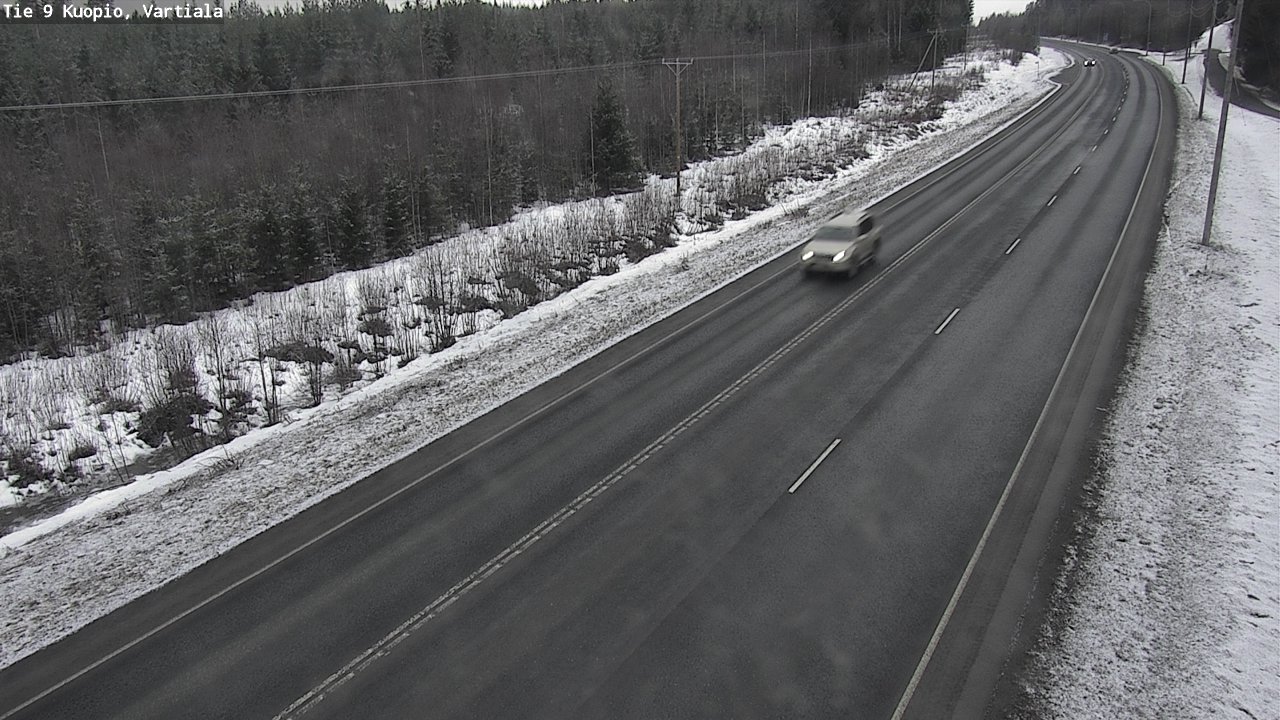 Kelikamerat Kuva Tie 9 Kuopio, Vartiala, Kuopio, Pohjois-Savo
