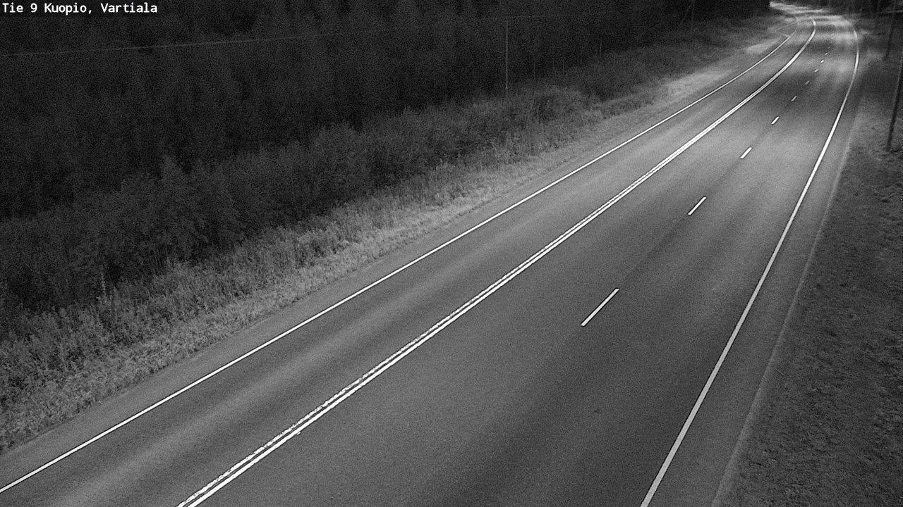 Weather Camera Image Väg 9 Kuopio, Vartiala, Kuopio, Pohjois-Savo