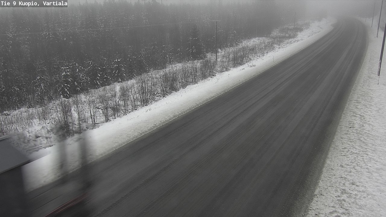 Weather Camera Image Road 9 Kuopio, Vartiala, Kuopio, Pohjois-Savo