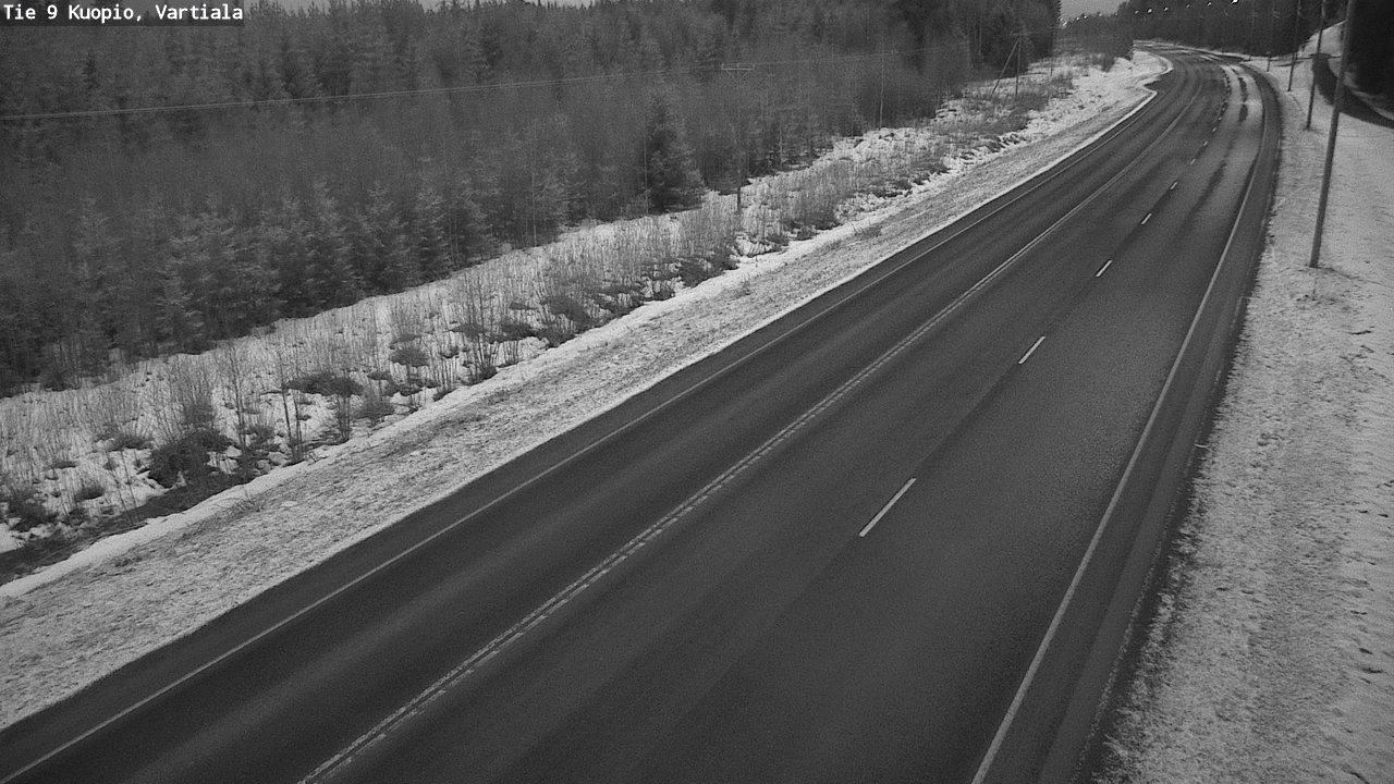 Kelikamerat Kuva Tie 9 Kuopio, Vartiala, Kuopio, Pohjois-Savo