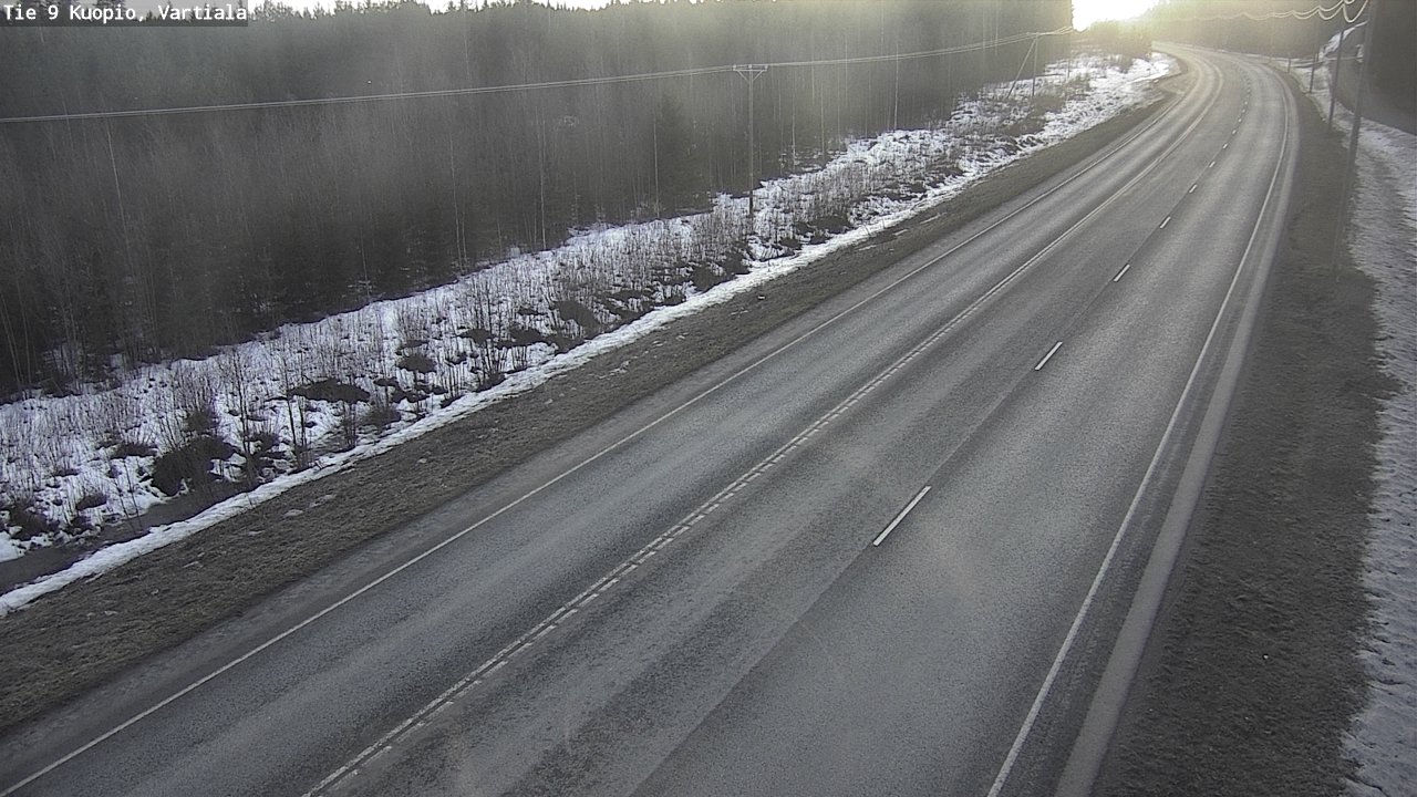 Kelikamerat Kuva Tie 9 Kuopio, Vartiala, Kuopio, Pohjois-Savo