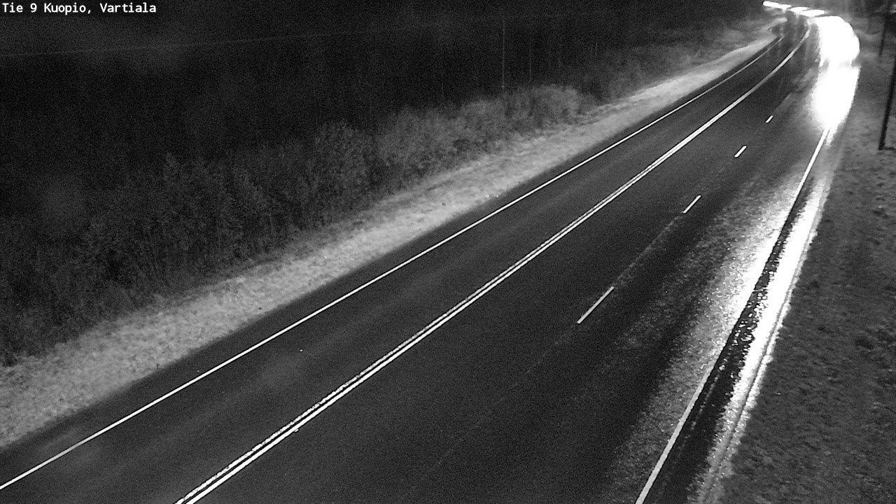 Weather Camera Image Road 9 Kuopio, Vartiala, Kuopio, Pohjois-Savo