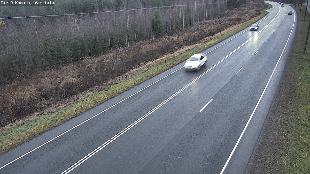 Weather Camera Image Väg 9 Kuopio, Vartiala, Kuopio, Pohjois-Savo