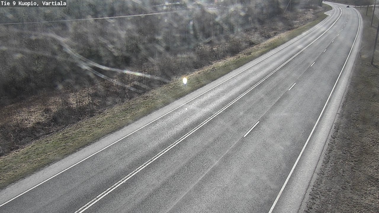 Weather Camera Image Väg 9 Kuopio, Vartiala, Kuopio, Pohjois-Savo