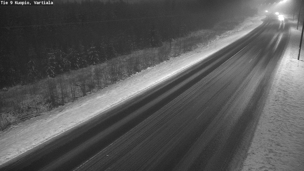 Weather Camera Image Road 9 Kuopio, Vartiala, Kuopio, Pohjois-Savo