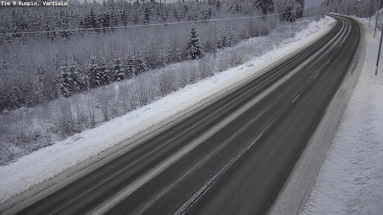 Kelikamerat Kuva Tie 9 Kuopio, Vartiala, Kuopio, Pohjois-Savo