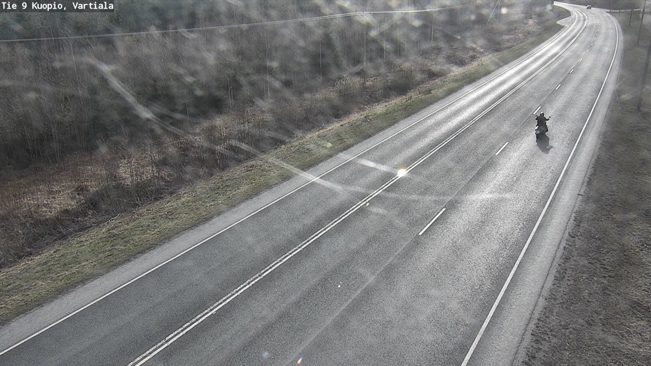 Weather Camera Image Väg 9 Kuopio, Vartiala, Kuopio, Pohjois-Savo