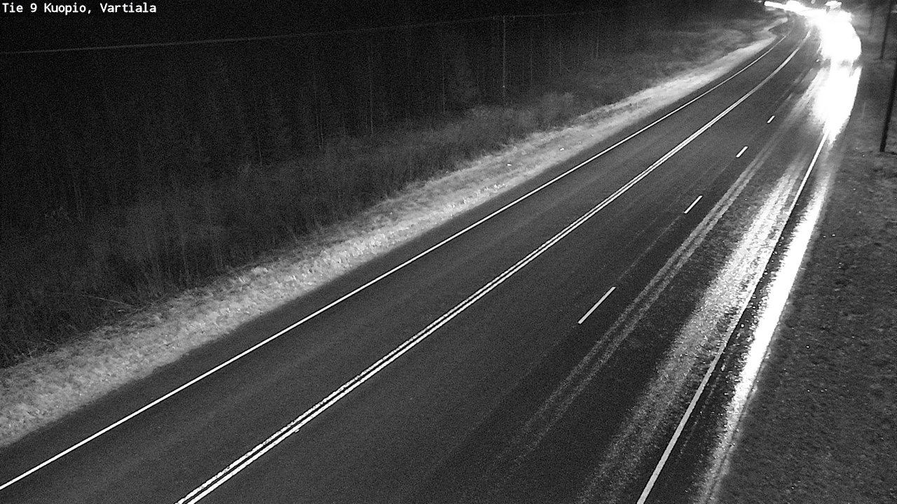 Weather Camera Image Väg 9 Kuopio, Vartiala, Kuopio, Pohjois-Savo