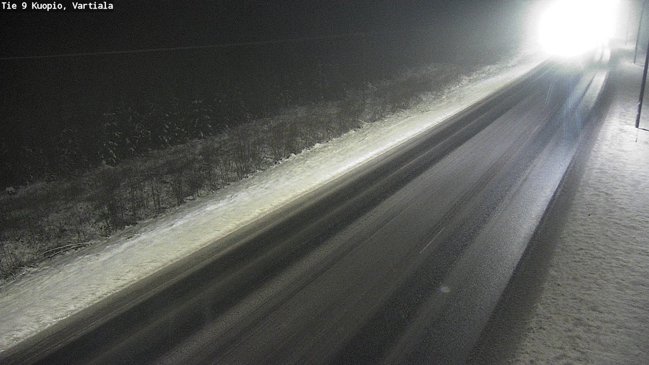Weather Camera Image Road 9 Kuopio, Vartiala, Kuopio, Pohjois-Savo