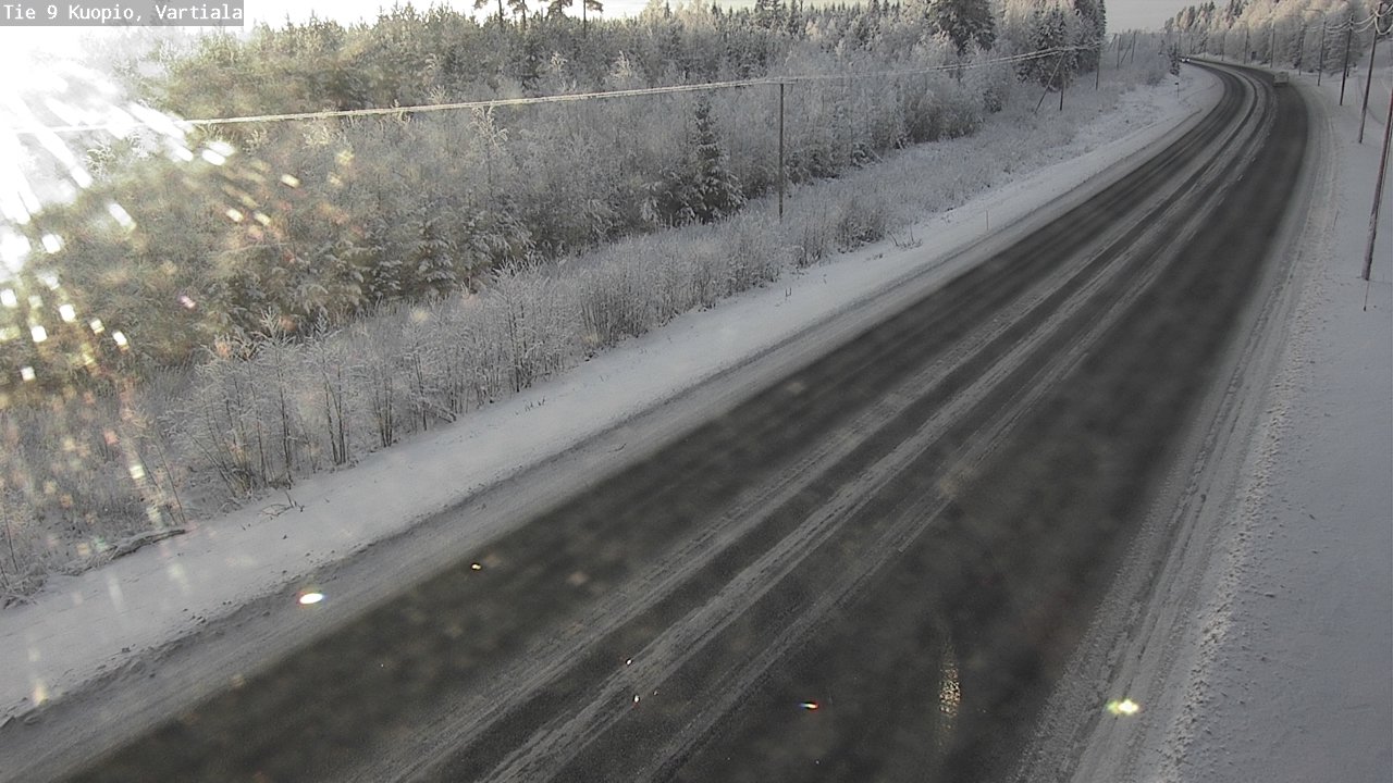 Kelikamerat Kuva Tie 9 Kuopio, Vartiala, Kuopio, Pohjois-Savo