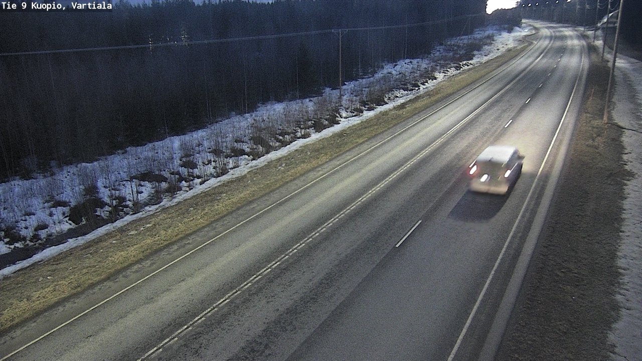 Kelikamerat Kuva Tie 9 Kuopio, Vartiala, Kuopio, Pohjois-Savo