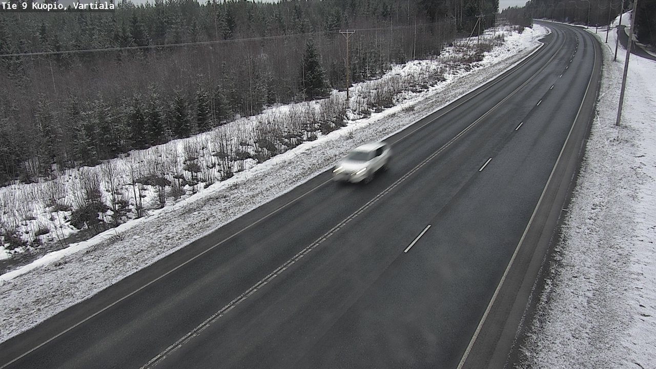 Kelikamerat Kuva Tie 9 Kuopio, Vartiala, Kuopio, Pohjois-Savo