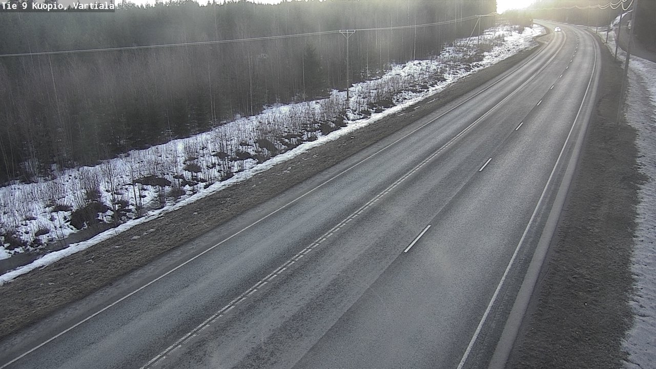 Kelikamerat Kuva Tie 9 Kuopio, Vartiala, Kuopio, Pohjois-Savo