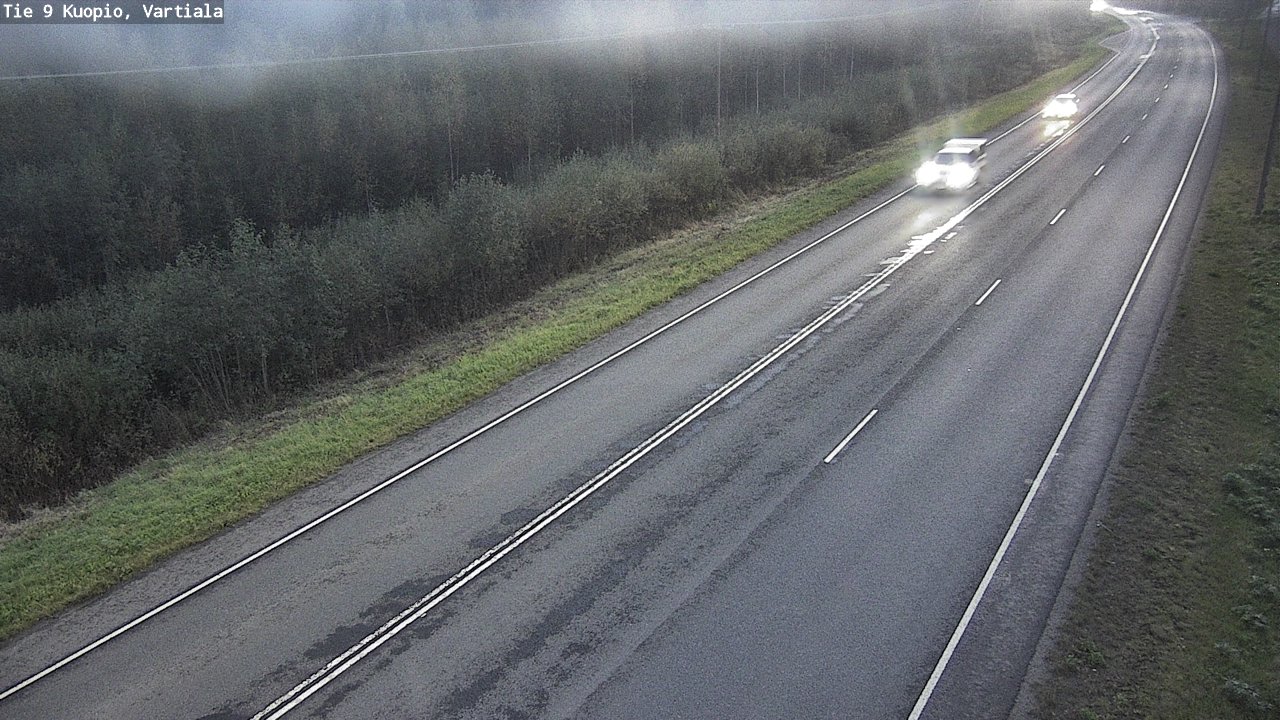 Weather Camera Image Road 9 Kuopio, Vartiala, Kuopio, Pohjois-Savo